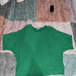 B.young Green Oversized Dolman Sleeve Sweater XL
